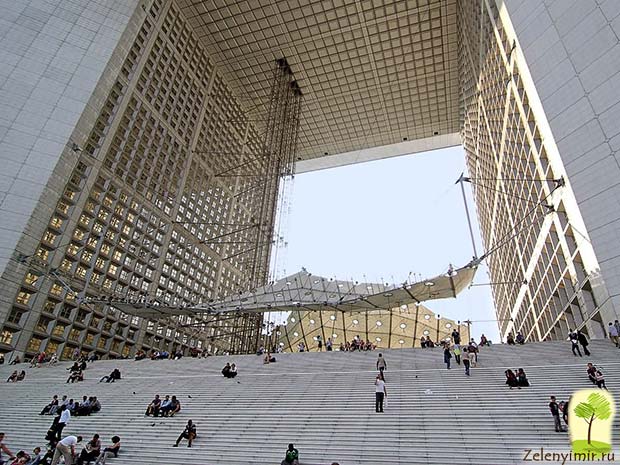 Большая арка Дефанс в Париже – современный вариант Триумфальной арки - 3