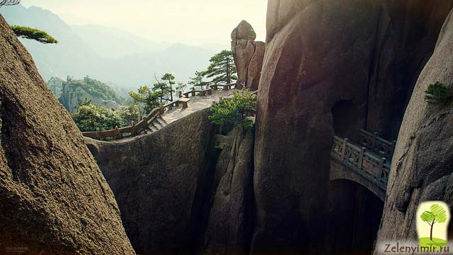 Мост бессмертных на горе Хуаншань из фильма "Аватар", Китай - 24