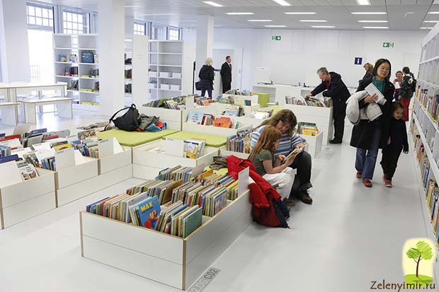 Библиотека Штутгарта - самая изящная городская библиотека в мире, Германия - 11