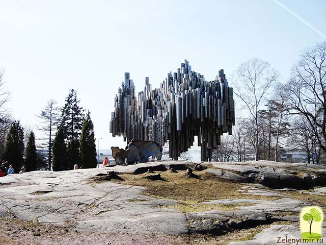 Поющий памятник Сибелиусу в Хельсинки, Финляндия - 10