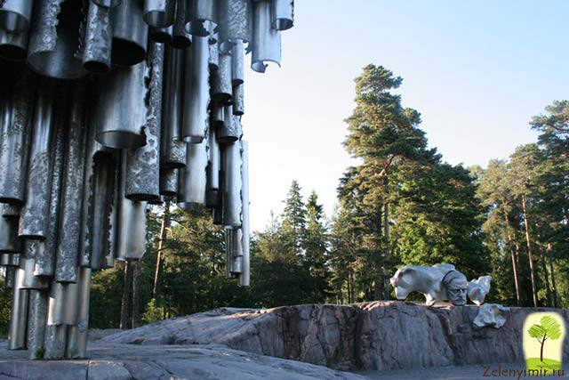 Поющий памятник Сибелиусу в Хельсинки, Финляндия - 8