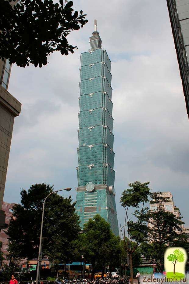 Гигантский небоскреб Тайбэй 101 в Тайване - 3