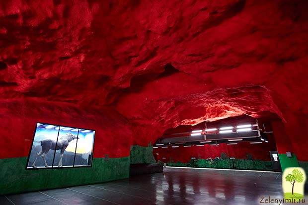 Ошеломляющее метро в Стокгольме – самая длинная художественная галерея в мире, Швеция - 12