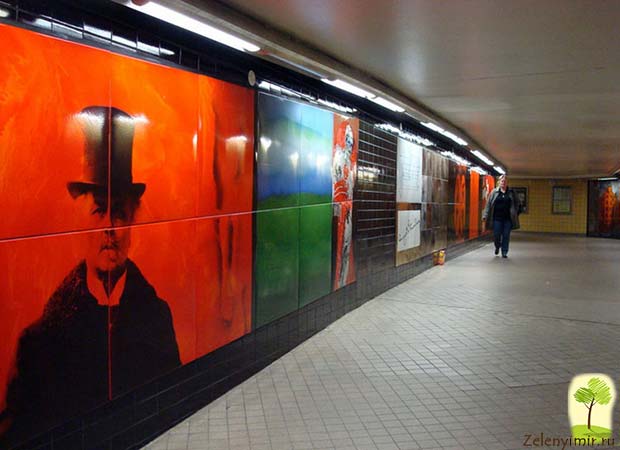 Ошеломляющее метро в Стокгольме – самая длинная художественная галерея в мире, Швеция - 27