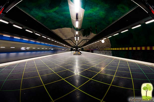 Ошеломляющее метро в Стокгольме – самая длинная художественная галерея в мире, Швеция - 28