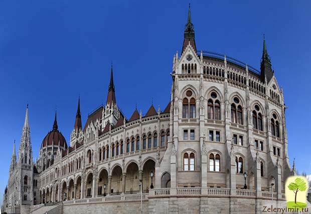 Роскошное здание венгерского парламента в Будапеште - 6