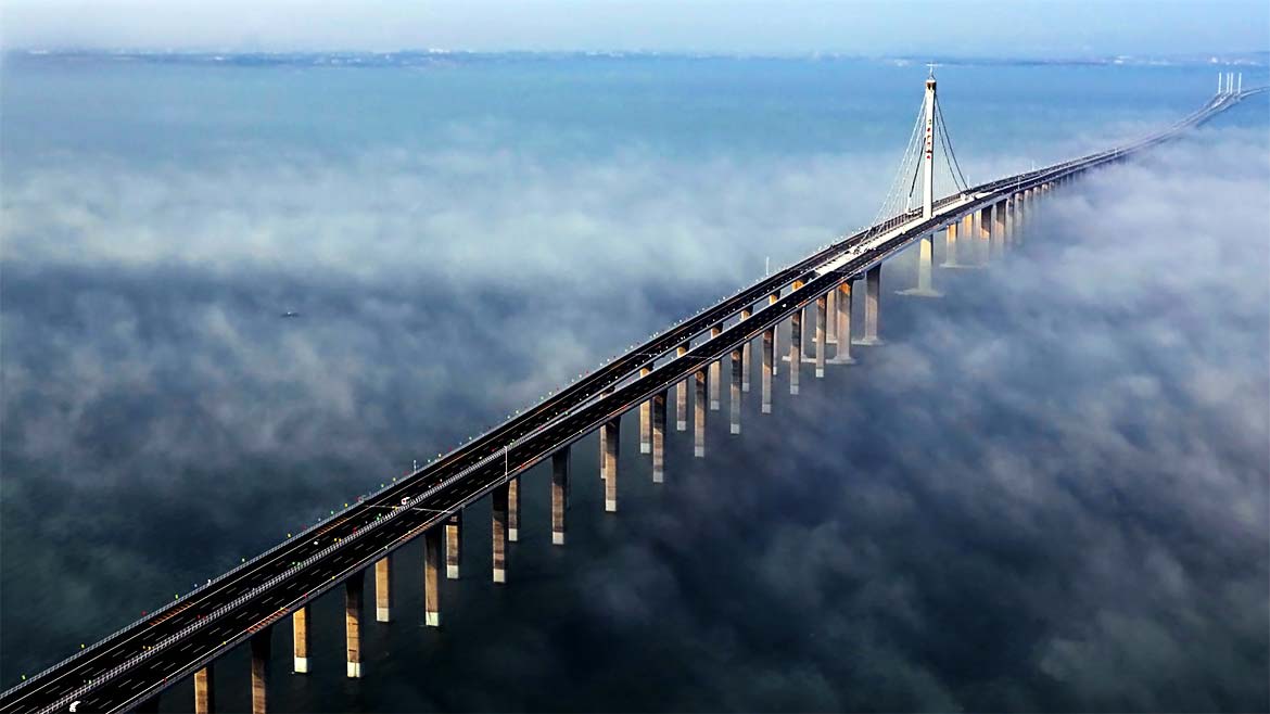 Картинки по запросу Мост через залив Ханчжоувань