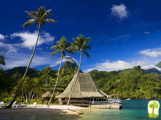Райский остров Муреа в виде сердца, Французская Полинезия - 10