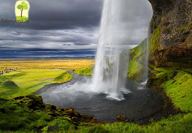 Водопад Сельяландсфосс - самый известный водопад Исландии - 2