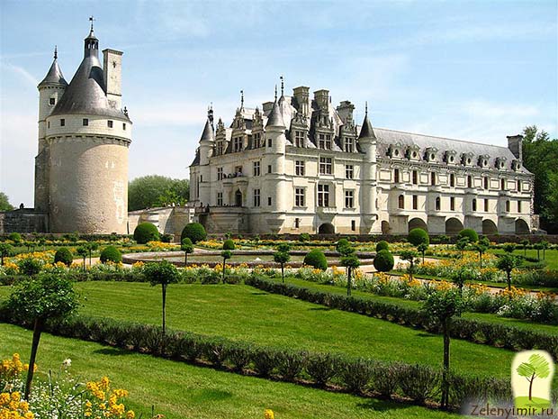 Восхитительный дамский замок Шенонсо во Франции - 7