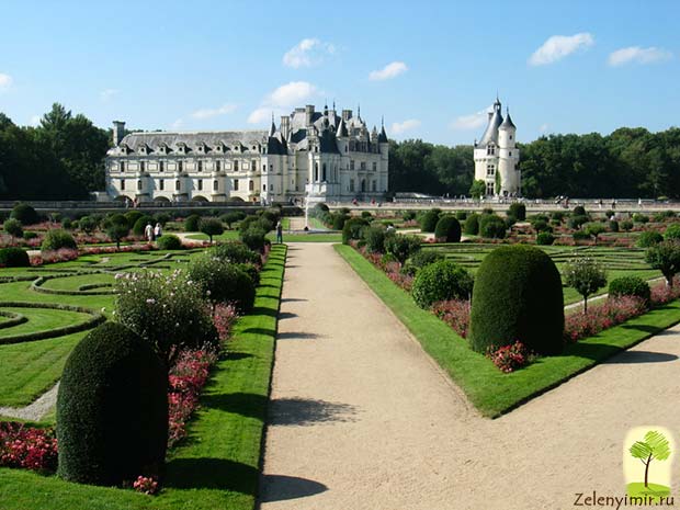 Восхитительный дамский замок Шенонсо во Франции - 8