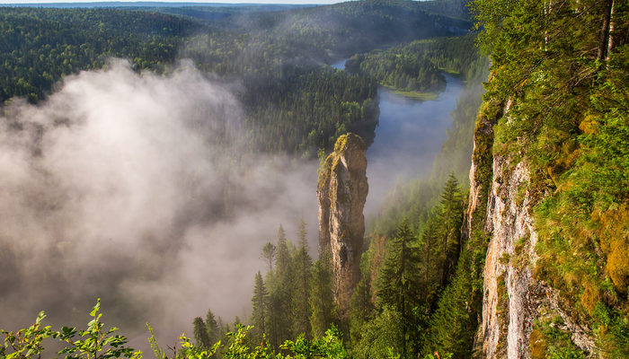 Усьвинские Столбы — уникальный скальный массив Пермского края