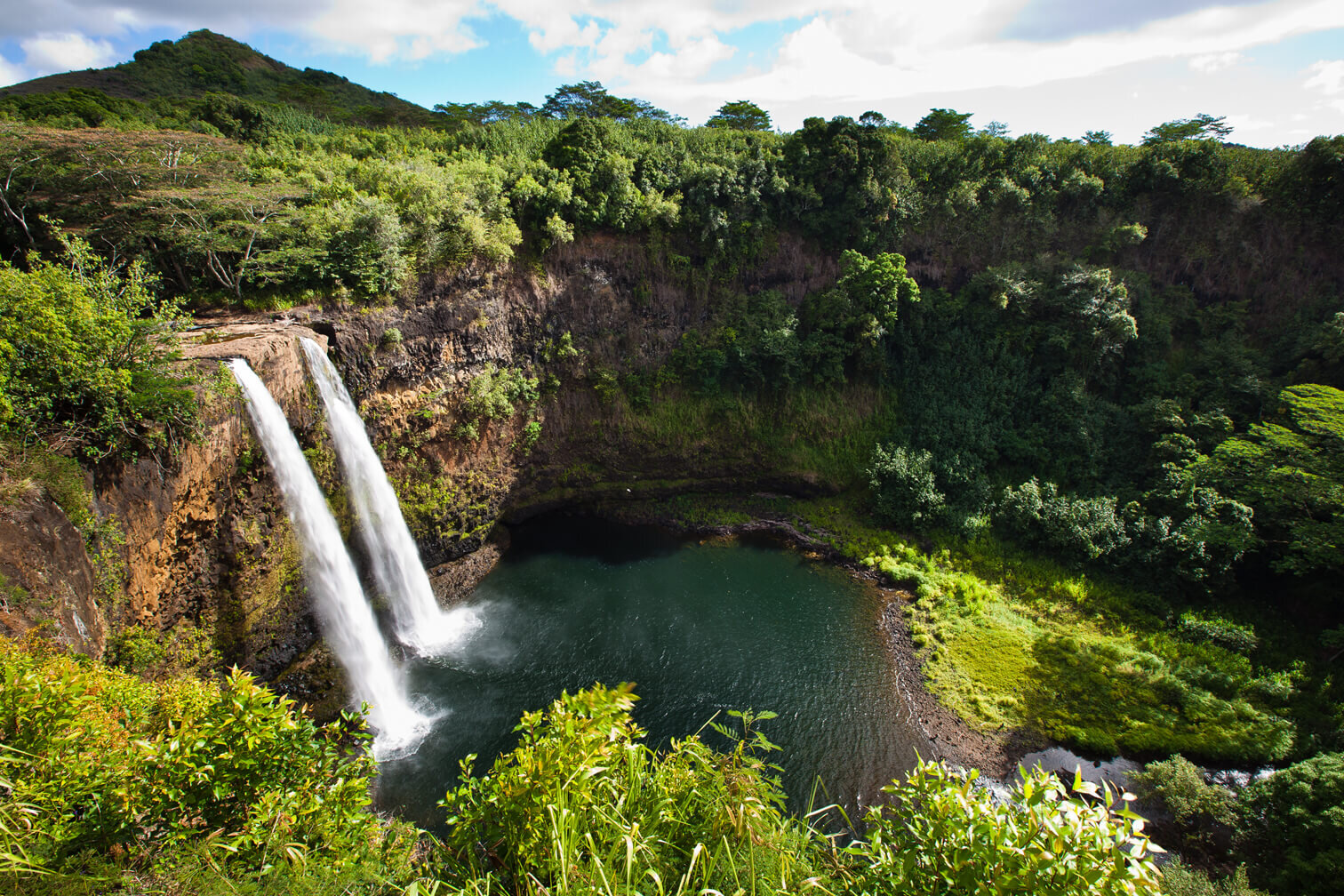 Водопады острова Кауаи