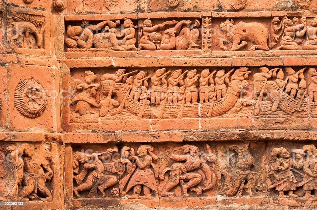 Терракотовые храмы Бишнупура (Западная Бенгалия